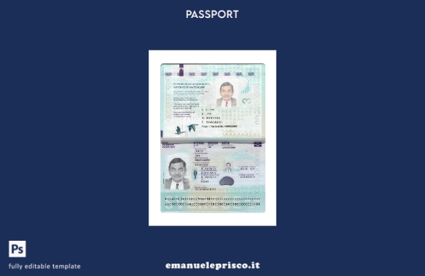 stile verificato Passaporto svedese nuovo modello presente